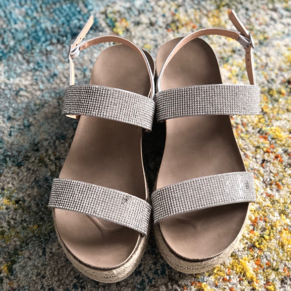 Madden Girl Glitzie Espadrille Platform Sandal.